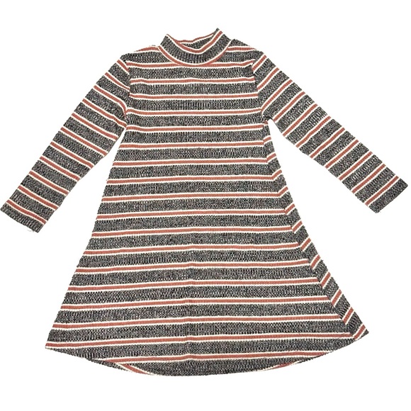 Zara Girl Striped Soft Touch Dress - Picture 2 of 6